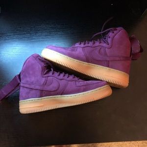 nike air force 1 high bordeaux/maroon